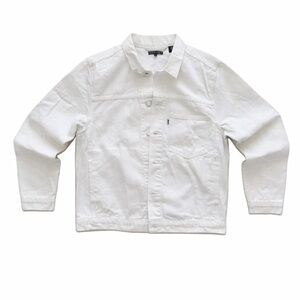 Levi’s Line 8 White Denim Trucker Jacket
